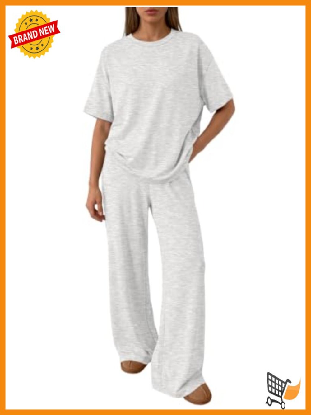 Women's Two-Piece Lounge Set with Pockets Comfy Travel Outfit
